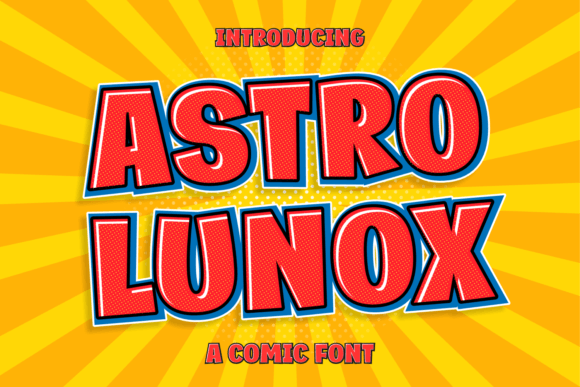 Astro Lunox: A Playful Comic Font for Fun Designs