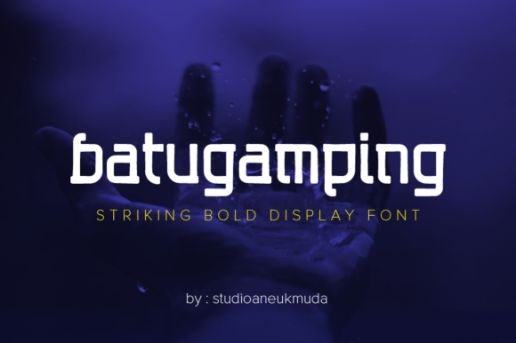 Batugamping: Bold Typography for Modern Design