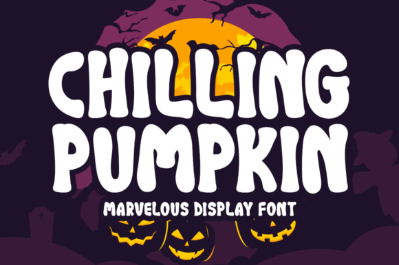 Chilling Pumpkin: A Bold Display Font for Modern Design