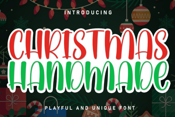 Christmas Handmade: Elevating Your Holiday Designs with Elegant Script Typography