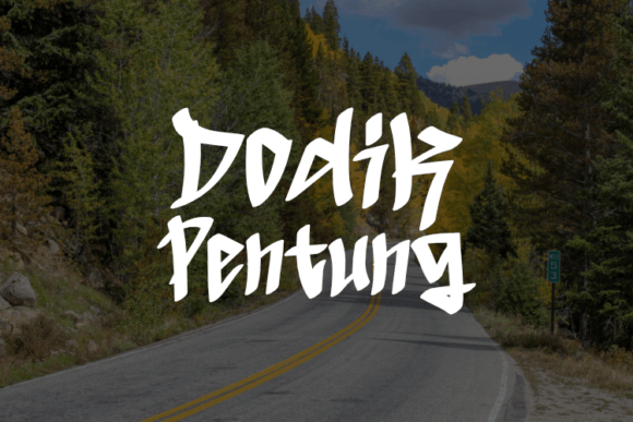 Dodik Pentung: The Versatile Typeface for Modern Design Excellence