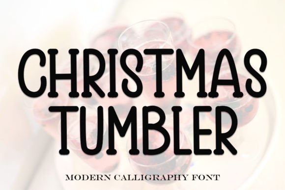 Embracing the Warmth of Handwritten Holiday Design with Christmas Tumbler