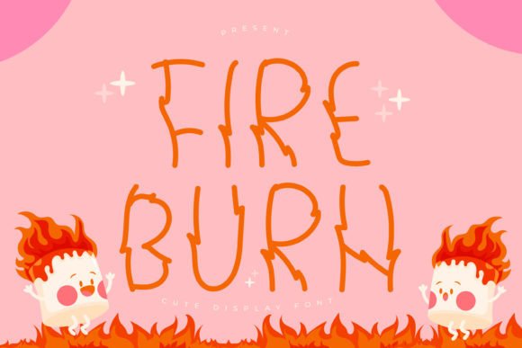 Fire Burn: Igniting Creativity with Playful Typography
