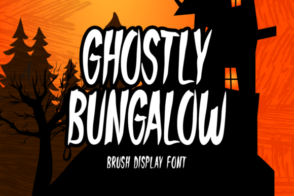 Ghostly Bungalow: Elevating Design with a Unique Display Font