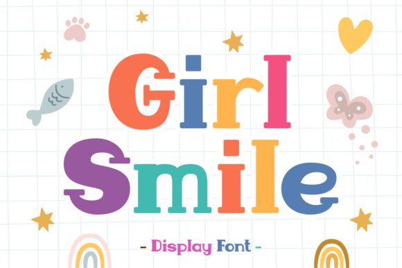 Girl Smile: A Quirky Display Font for Joyful Designs