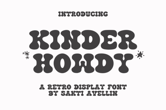 Kinder Howdy: Retro Charm for Modern Design