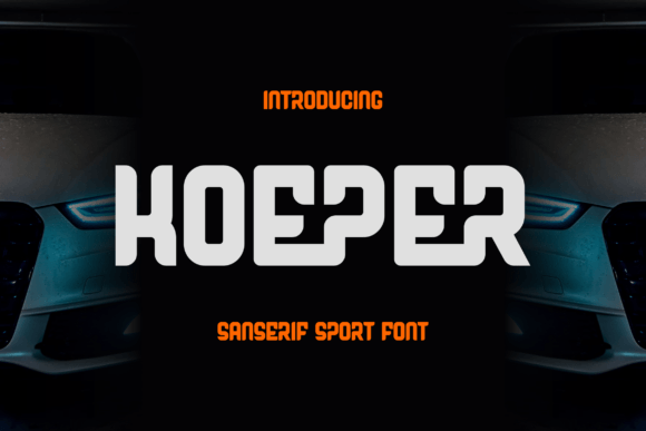 Koeper: The Modern Display Font for Bold Designs