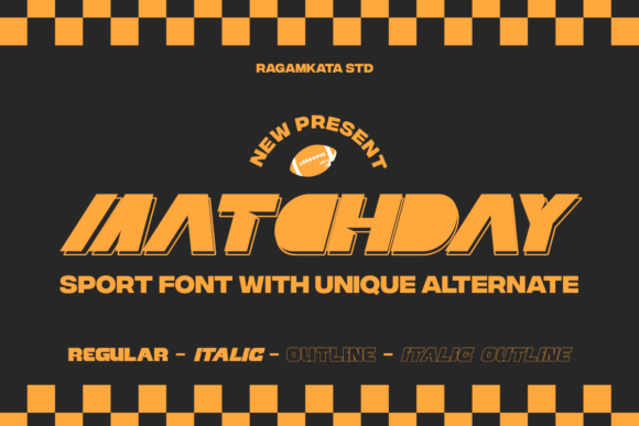 Matchday: A Versatile Sports Typeface for Modern Design
