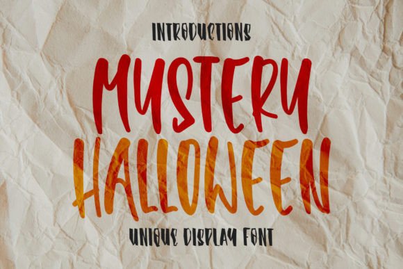Mystery Halloween: Stylish Handwritten Font Guide