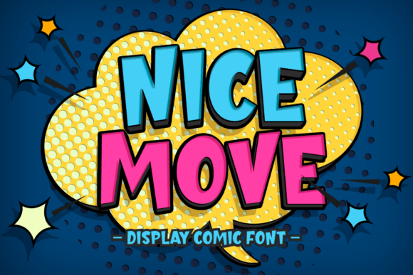 Nice Move: Integrating a Playful Display Font into Professional Design Workflows