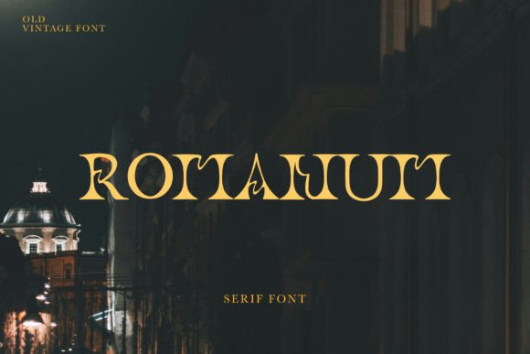 Romanum: Elevating Your Design with Modern Serif Elegance