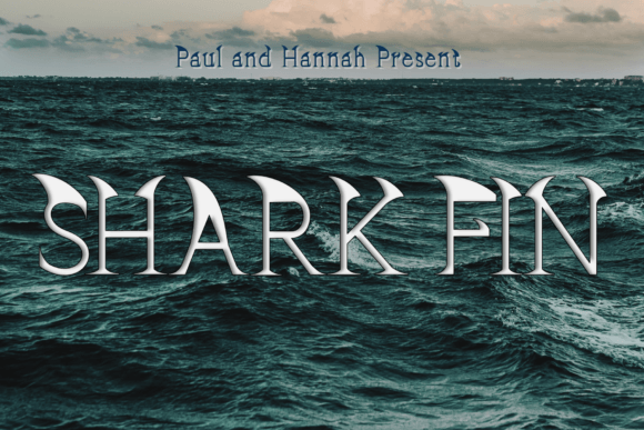 Shark Fin: Bold Typography Inspired by Nature