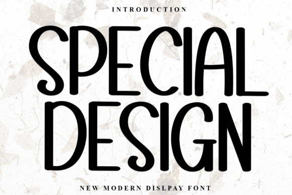 Special Design: Elegant Font for Creative Projects