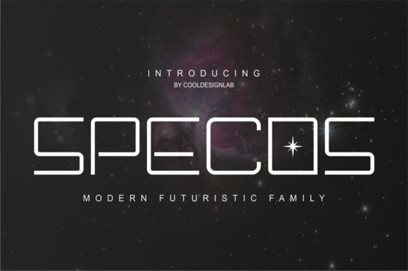 Specos: A Vertical Typeface for Modern Design