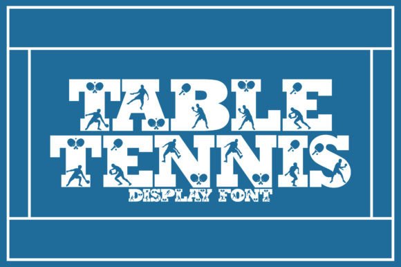 Table Tennis: A Dynamic Design Font