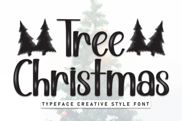 Tree Christmas: A Sweet Handcrafted Display Font