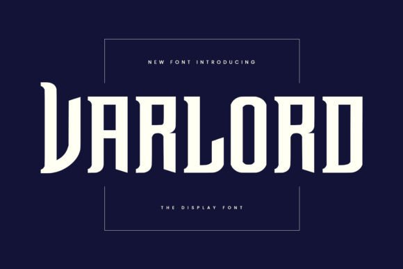 Varlord: A Modern Victorian Typeface